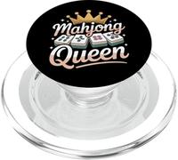 Mahjong Queen Funny Mahjong La Felicidad está Jugando Mahjong PopSockets PopGrip para MagSafe