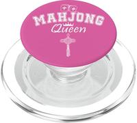 Mahjong Queen of Tiles Mahjong Queen Crown It's Mahjong Time PopSockets PopGrip para MagSafe
