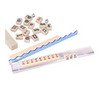 Mahjong Rack | Accesorios transparentes para sala de juegos, estantes y empujadores de azulejos Mahjong, para eventos de club, vacaciones, , noche de juegos