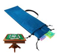 Mahjong Rack Bag - Funda protectora con cordón de 2 piezas, bolsa de transporte Mahjong Pusher | Construcción de tela con costuras reforzadas y diseño compacto, solución de almacenamiento portátil