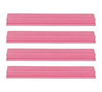 Mahjong Racks - 15.94 Inch Game Racks | Wooden Tile Holders - 4 piece travel set, durable 40.5x6x2.2cm dominoes and mahjong stands in assorted colours for organised gameplay at home parties clubs and