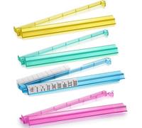 Mahjong Racks And Pushers, Acrylic Mahjong Tile Holder, 4 Pieces Board Game Support For Women, Family, Beginner, Youth, Child, Bar Party, Carnival