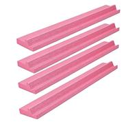 Mahjong Racks - Soportes de juego de dominó de 4 piezas con diseño de ranura estable para una fácil organización de azulejos | Estantes de Mahjong de viaje para casa, casa, fiesta, reuniones, club