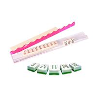 Mahjong Racks - Transparent Acrylic Tile Organizer, Clear Game Table Display with Sturdy Slot Alignment System, Neat Hand Arrangement Viewing Function, Ideal for Family Gathering Festive Night