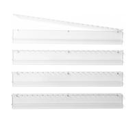 Mahjong Racks with Pushers Set, 20 Inch Clear Acrylic Magnetic Tile Racks with Smooth Sliding Design for Easy Setup, Durable Game Table Accessories, Mahjong Game Supplies, for Friends Partes