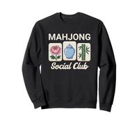 Mahjong Social Club Juego Noches Azulejos Sudadera