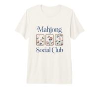 Mahjong Social Club Jugador Chino Es Hora de Mahjong Camiseta Premium