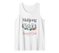 Mahjong Social Club Jugador Chino Es Hora de Mahjong Camiseta sin Mangas