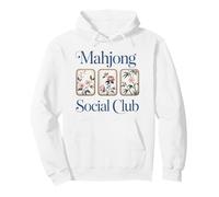 Mahjong Social Club Jugador Chino Es Hora de Mahjong Sudadera con Capucha