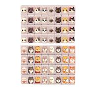 Mahjong Spielsteine Set - Mini Mahjong Reise-Spiel | Eltern-Kind Interaktives Spielzeug | Flaggenmuster Spielsteine & Kacheln, 65 Teile, Melamin, 24x16x12mm, 310g, Kompakt für Urlaub & Schulferien