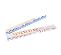 Mahjong Steine Halter - Transparentes Acryl Gehäuse Konstruktion, Schlichtes Organisiertes Design Zubehör, Robuste Farbiges Rosenrot | Ideale Ergänzung Spielezimmereinrichtung Für Club Events