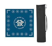 Mahjong table mat Tapetes for Juegos de Mesa, tapete de Mesa Cuadrado Engrosado de Mahjong, tapete de Mesa Antideslizante con reducción de Ruido, for Juegos de Cartas de póquer, Juegos de Mesa, Juegos