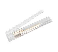 Mahjong Tile Rack - Chinese Game Holder, Portable Acrylic Organizer, Transparent Mahjong Rack | Acrylic Tray Clear Stand for Seniors Hobbyists Home Game Room Family Gathering Community Center Club