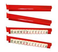 Mahjong Tile Racks - Poliestireno 47.3×8cm | Mahjong empujadores y soportes organizador de azulejos | Estantes de juegos para dominó y Mãhjong Set Storage For Party Travel Club Home Use