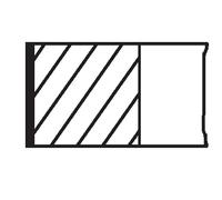 MAHLE 040 RS 10012 0N0 Juego de aros de pistón