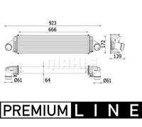 MAHLE ORIGINAL CI 550 000P Intercooler