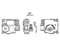 MAHLE AA 59 000P - Accionador A/C