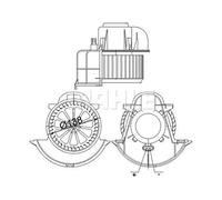 MAHLE AB 113 000S - Ventilador interior