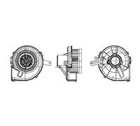 MAHLE AB 19 000P - Ventilador interior