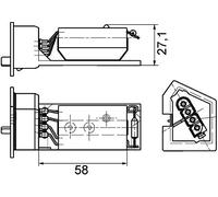 MAHLE ORIGINAL ABR 11 000P Resistencia de ventilador