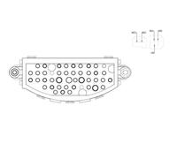 MAHLE ABR 22 000S - Regulador de ventilador y resistencia