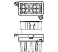 MAHLE ABR 95 000P Regulador ventilador habitáculo