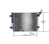 MAHLE AC 12 000S Condensador, aire acondicionado