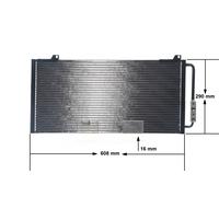 MAHLE AC 160 000S Condensador, aire acondicionado