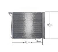 MAHLE ORIGINAL AC 269 000S Condensador, aire acondicionado