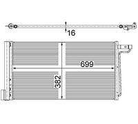 MAHLE AC 29 000S A/C - Condensador