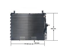 MAHLE AC 357 000S Condensador, aire acondicionado
