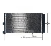 MAHLE AC 372 000S Condensador, aire acondicionado