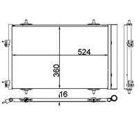 MAHLE AC 40 000P A/C - Condensador