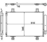 MAHLE AC 456 000P A/C - Condensador