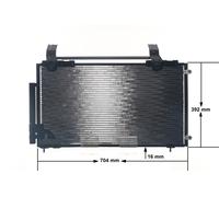 MAHLE AC 471 000S Condensador, aire acondicionado