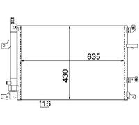 MAHLE AC 497 000S - Condensador A/C