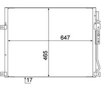MAHLE ORIGINAL AC 564 000S Condensador, aire acondicionado
