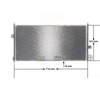 MAHLE AC 674 000S Condensador, aire acondicionado