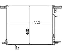 MAHLE AC 707 000S A/C - Condensador