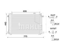 MAHLE AC 786 000S - Condensador A/C