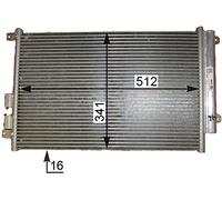 MAHLE AC 809 000P A/C - Condensador