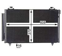 MAHLE AC 827 000P A/C - Condensador
