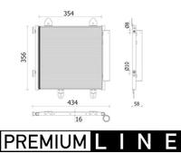 MAHLE AC 897 000P A/C - Condensador