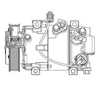 MAHLE ACP 628 000P - Compresor A/C