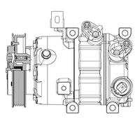MAHLE ACP 638 000P - Compresor A/C