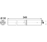 Mahle AD 243 000S - Secador de filtro y acumulador
