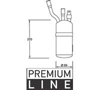 Mahle AD 40 000P - Secador de filtro y acumulador