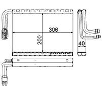 MAHLE AE 92 000P Premium Line - Vaporizador