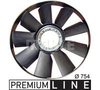MAHLE Aftermarket Hélice ventilador, refrigeración del motor (Ref: CFW 42 000P)