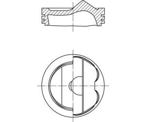 MAHLE Aftermarket Pistón para AUDI: S5, A6, S4, Q5, A8, SQ5, A4, A5, Q7, A7 & VOLKSWAGEN: Touareg (Ref: 028 PI 00124 000)